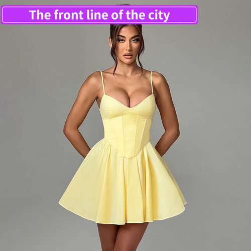 SexydeepVruffledslitdress年吊