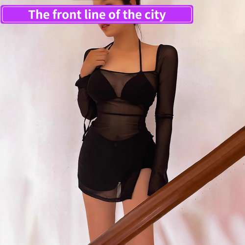 SexydeepVruffledslitdress年辣