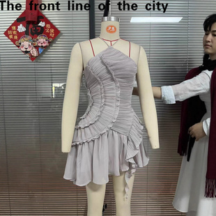 sexy fit hip hugging 欧美亚马逊外贸不 Lace dress年夏新款 slim