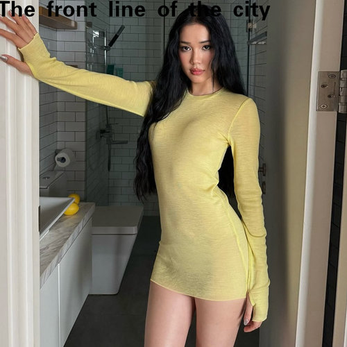Laceslimfitsexyhiphuggingdress