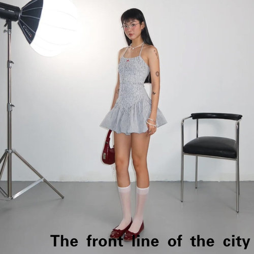 Strappysatinsexybodycondress带