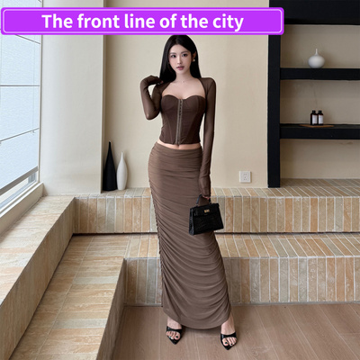 Sexyslimlacepartyminidress露脐