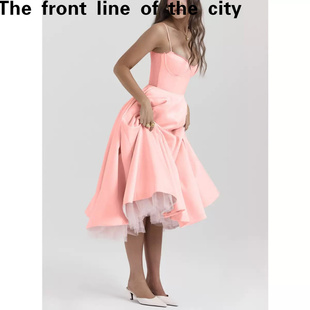 sexy hip 时尚 slim 双层蕾丝吊带 新款 fit dress夏季 Lace hugging