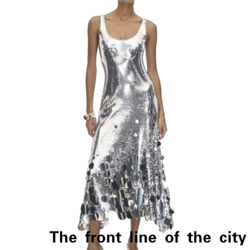 SexySplitBubbleSleeveTiedDress