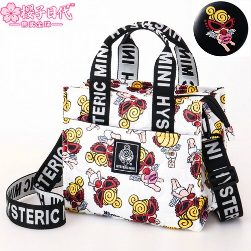 HYSTERICMINI卡通印花斜挎包