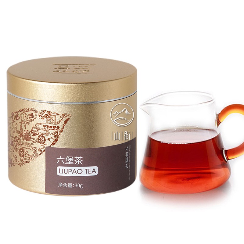 中茶梧州六堡茶CTG18711特级六堡茶30g/罐黑茶散茶