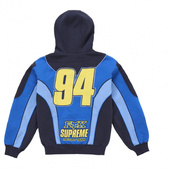 Top直供秋冬季 Printed 赛车服骑行 Hooded Sweatshirt Loose Gray