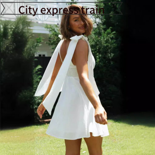 V-necklongbubblesexydress专供