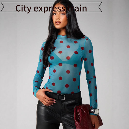 Printedlinencasualdressshirtca