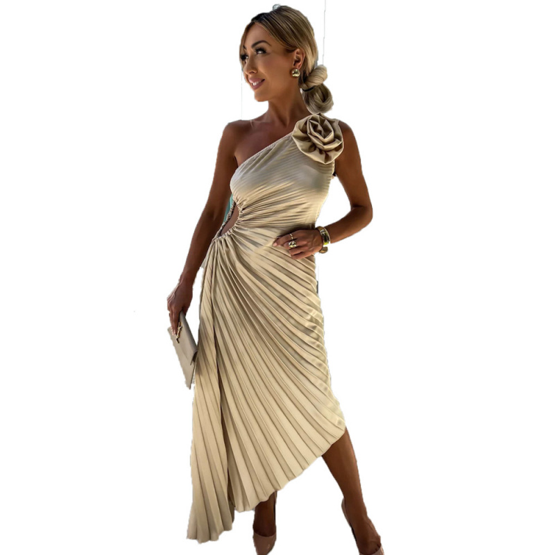 SexyhollowedoutV-neckslimdress
