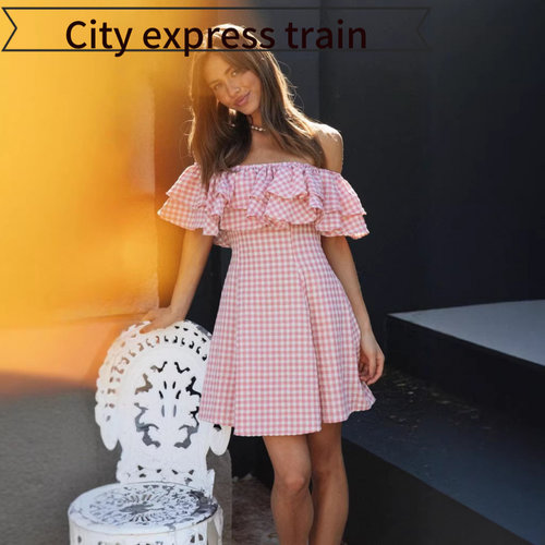 V-necklongbubblesexydress专供