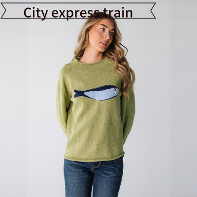 FashionableBeltedSweaterSlimFi