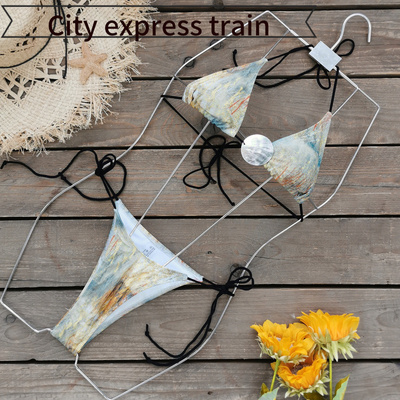 SexyDeepVBacklessBikiniSet多绳