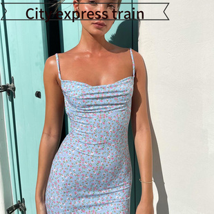 sexy slit dress Strapless women风性感修身 fit for 露背吊 slim