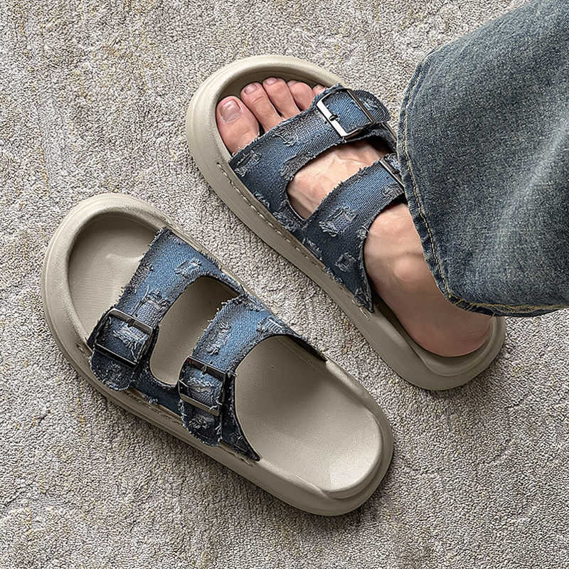 【商场同款】男士拖鞋外穿潮牌高级感夏季休闲凉拖鞋2026新款外出