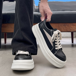 【商场同款】美式鞋子ro倒三角vibe板鞋男明星同款士厚底增高德训