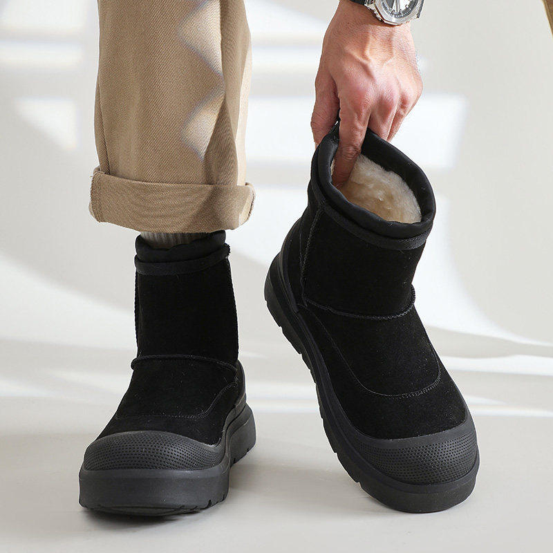 【商场同款】东北雪地靴男款冬季加绒加厚零下40度防寒保暖马丁靴