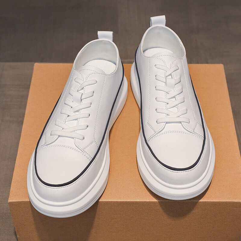 【商场同款】鞋子男款春季2026新款白色运动休闲鞋韩版潮流百搭板