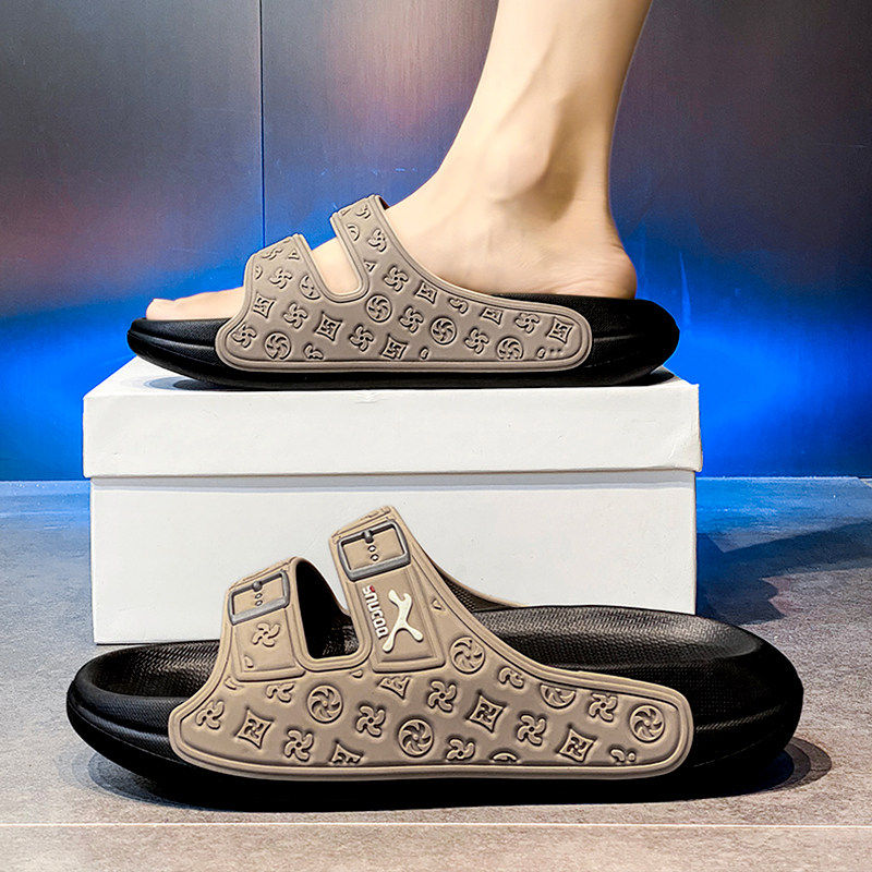 【商场同款】拖鞋男夏季外穿2025新款防滑臭软底运动网红爆款潮牌