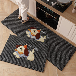 厨房地垫防滑防油可擦免洗吸水吸油脚垫2025新款 网红地毯家用耐脏