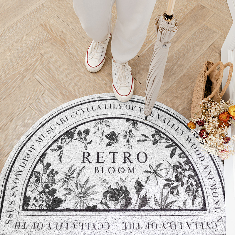 入户门家用丝圈美式轻奢客厅地垫