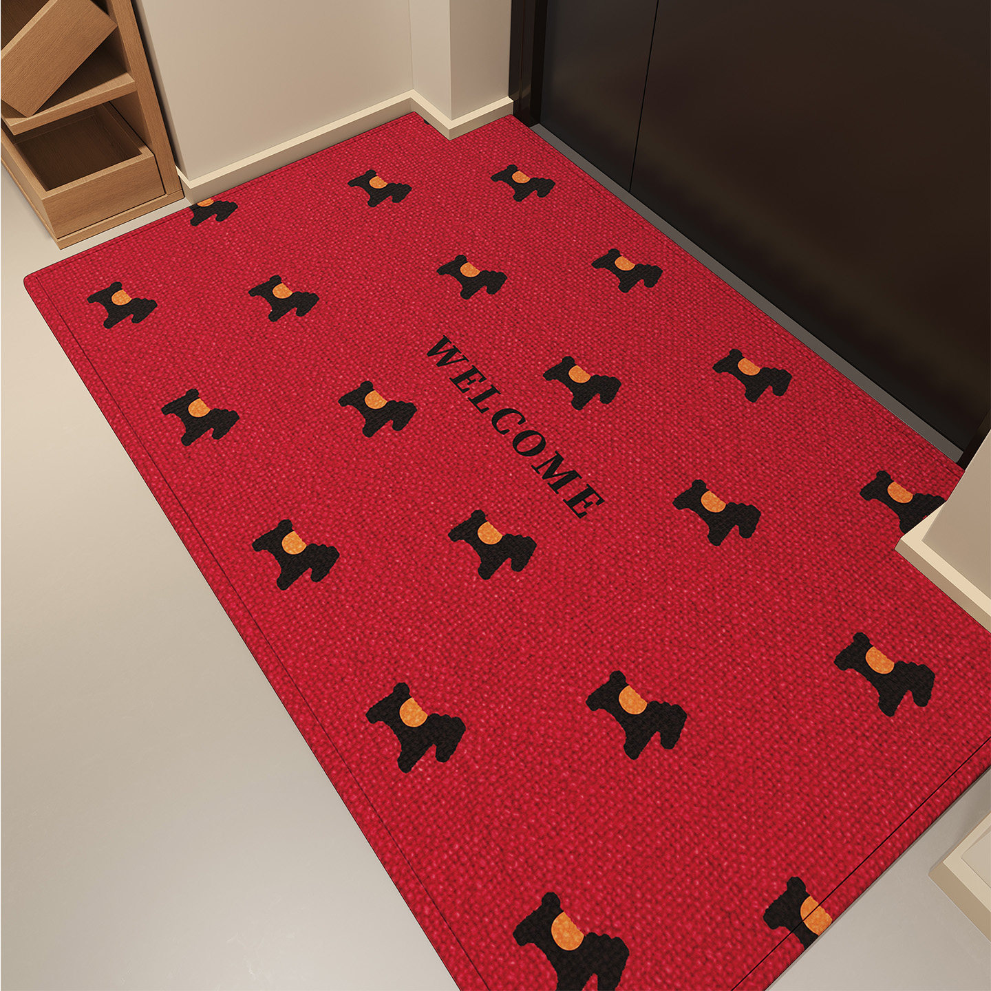 入户门地垫2026新款马年红色喜庆玄关地毯大门口防滑进门耐脏脚垫,居家布艺,入户地垫,淘宝优惠券,粉丝福利购,淘宝优惠卷