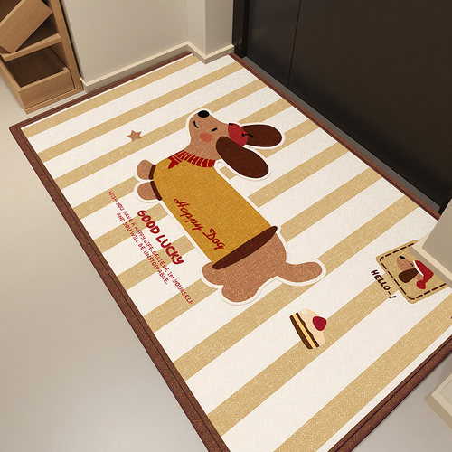 古着风雪纳瑞-可爱卡通入户地垫