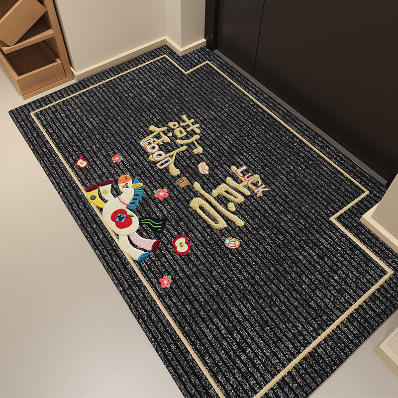 新款防滑耐脏高级感入户地垫