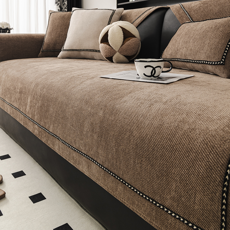 轻奢高级感沙发垫四季通用