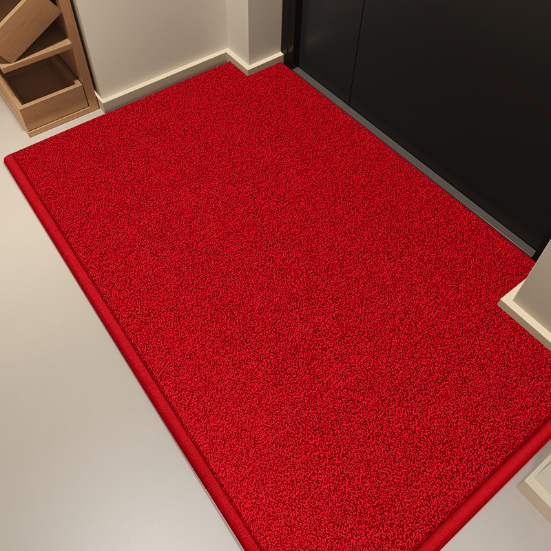红色入户门地垫玄关大门口进门门垫地毯家用门外防滑耐脏免洗脚垫,居家布艺,入户地垫,淘宝优惠券,粉丝福利购,淘宝优惠卷