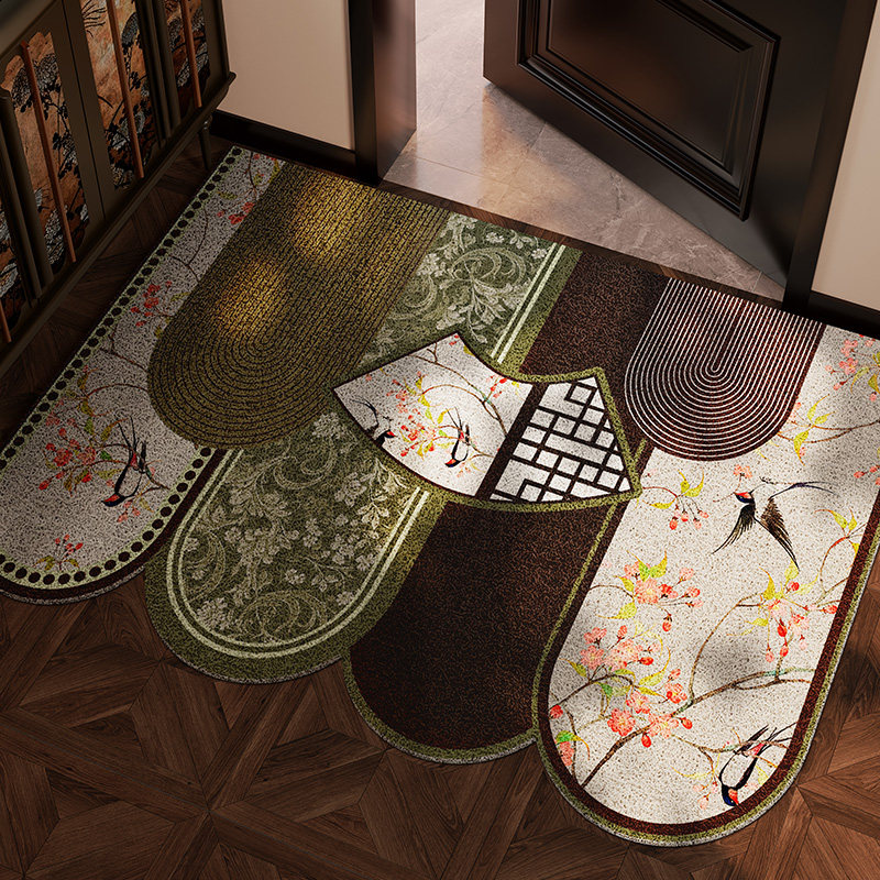 入户门地垫2026新款防滑耐脏除尘防摔门毯中国风地毯可裁剪脚垫子,居家布艺,入户地垫,淘宝优惠券,粉丝福利购,淘宝优惠卷