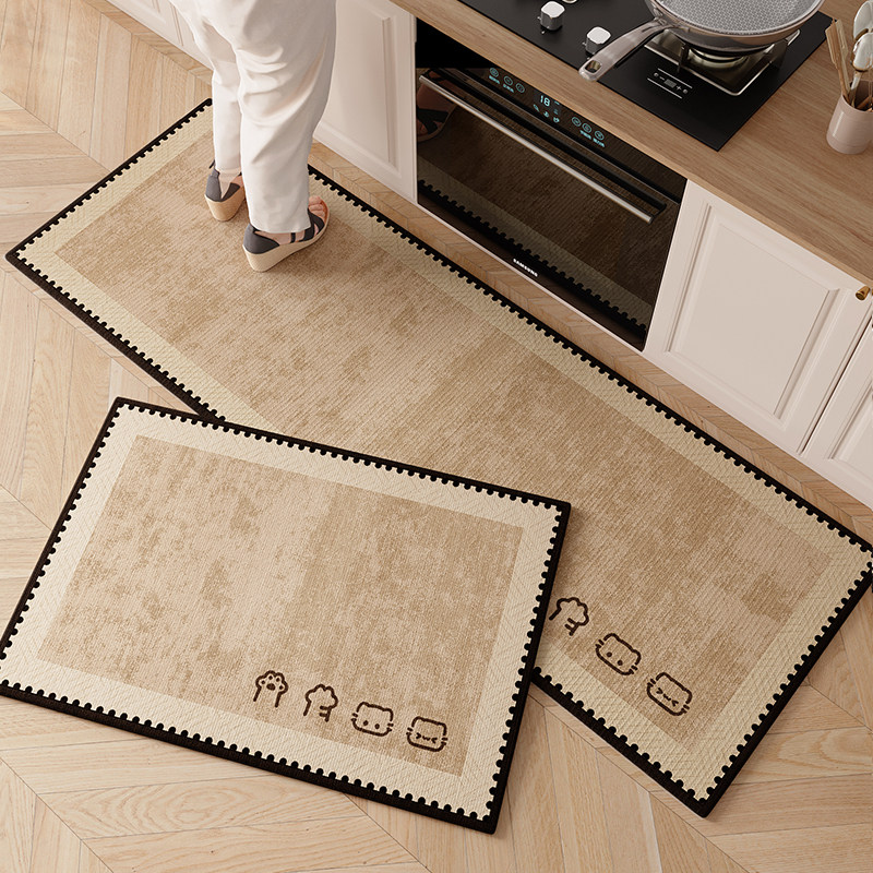 2026新年新款厨房专用地垫厨房垫家用地毯吸油吸水耐脏防滑吸水垫,居家布艺,厨房地垫,淘宝优惠券,粉丝福利购,淘宝优惠卷