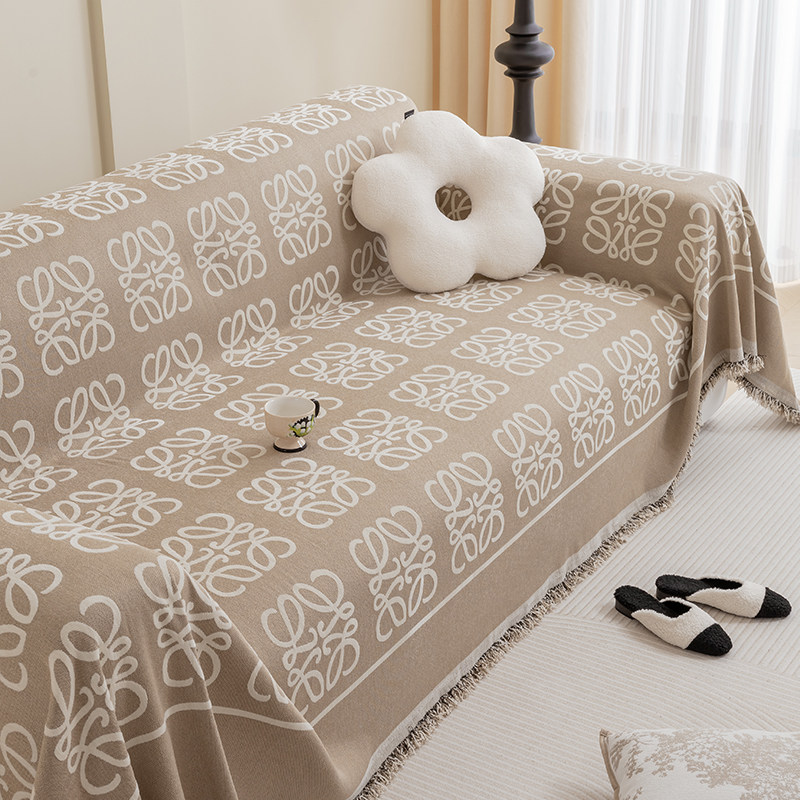 ins风抽象沙发巾四季通用防猫抓沙发盖布全盖沙发毯沙发套罩防尘,居家布艺,沙发套,淘宝优惠券,粉丝福利购,淘宝优惠卷