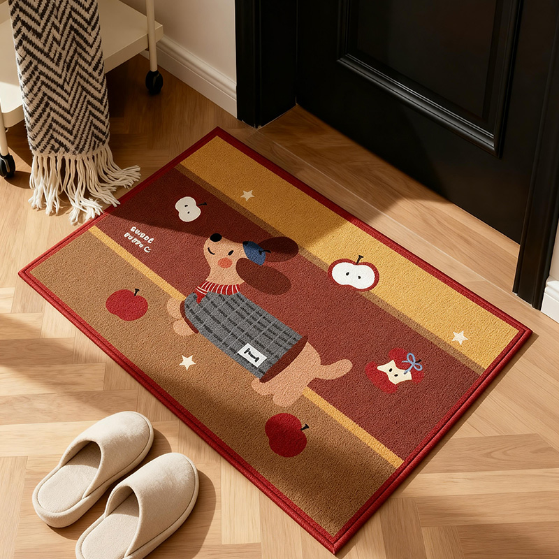 伊莱亚腊肠犬可爱卡通入户地垫