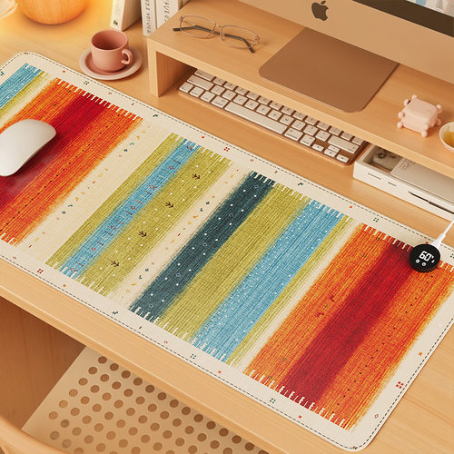 加热鼠标垫超大发热暖桌垫