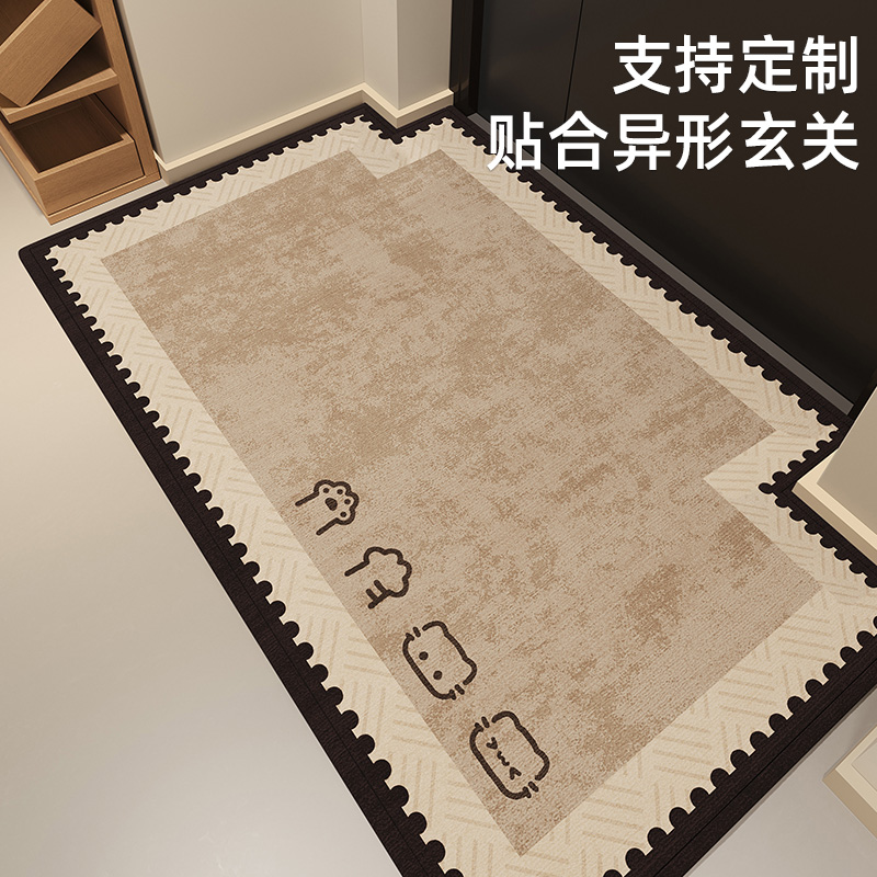 家用门口圈绒防滑耐脏脚垫地垫