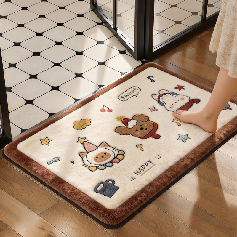 卡通防滑地垫卫生间浴室厨房防水脚垫门垫2026门口防滑吸水垫地垫,居家布艺,家用脚垫,淘宝优惠券,粉丝福利购,淘宝优惠卷