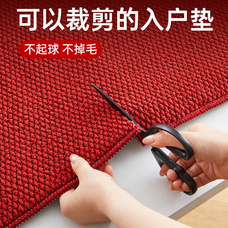 2026新款进门地垫入户门垫家用门口防滑垫子新年喜庆地毯红色脚垫,居家布艺,入户地垫,淘宝优惠券,粉丝福利购,淘宝优惠卷