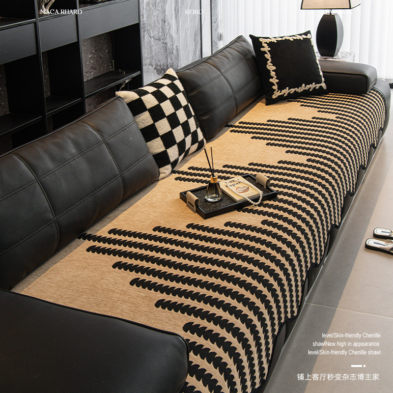 沙发盖垫四季通用轻奢高级感皮沙发套罩雪尼尔2026新款防滑盖布巾,居家布艺,沙发垫,淘宝优惠券,粉丝福利购,淘宝优惠卷