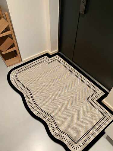 玄学入户门地垫2025新款高级感pvc免洗可擦裁剪进门地毯耐脏脚垫