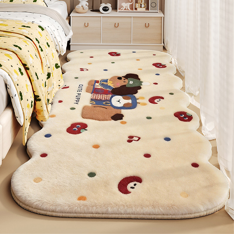 儿童卧室床边地毯加厚卡通全铺大面积2026新款长条耐脏防滑床边垫,居家布艺,地毯,淘宝优惠券,粉丝福利购,淘宝优惠卷