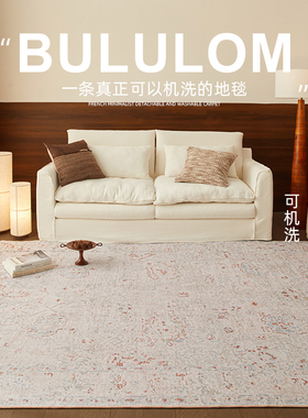 可拆洗地毯2026新款客厅花神殿法式波斯中古风耐脏可机洗卧室沙发
