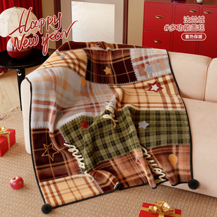 2026毛毯毛绒加厚双面绒毯子午睡沙发毯沙发盖布办公室午休披肩毯