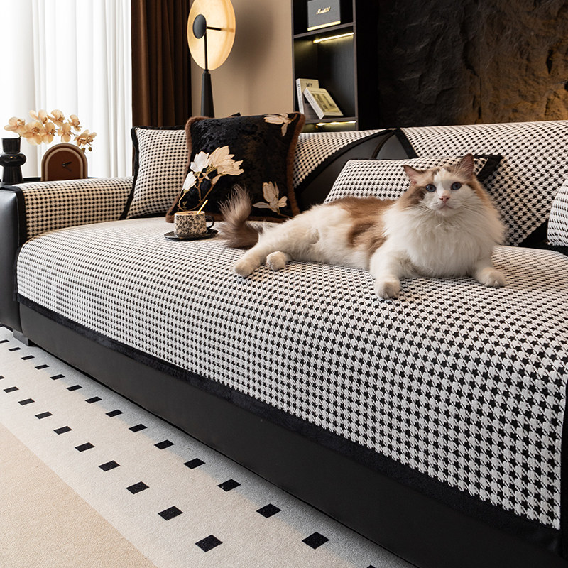 防猫抓直排沙发垫四季通用2026新款固定防滑坐垫子高级感沙发盖布,居家布艺,沙发垫,淘宝优惠券,粉丝福利购,淘宝优惠卷