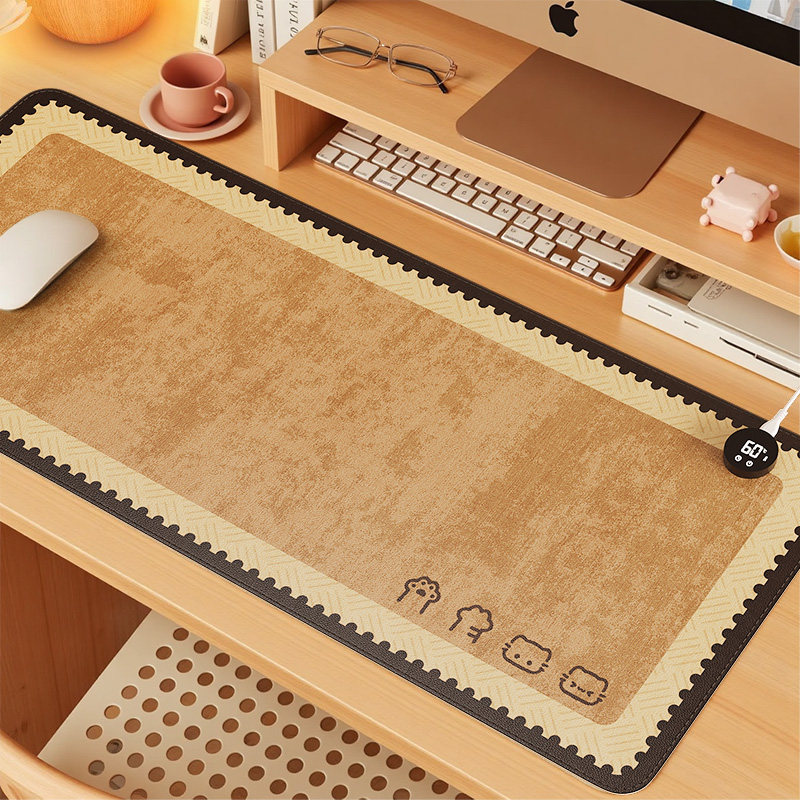 超大加热鼠标垫电脑办公室暖桌垫冬天学生学习电热桌面防水发热垫,居家布艺,桌布,淘宝优惠券,粉丝福利购,淘宝优惠卷