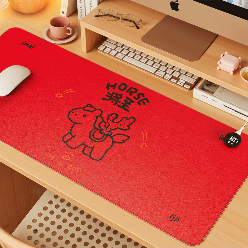 加热鼠标垫暖桌垫办公室电脑桌面垫喜庆冬季学生书桌暖桌垫发热垫,居家布艺,桌布,淘宝优惠券,粉丝福利购,淘宝优惠卷