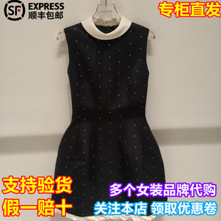 专柜正品 CAROLINE/卡洛琳2026春季新品时尚波点连衣裙XSC1L01B