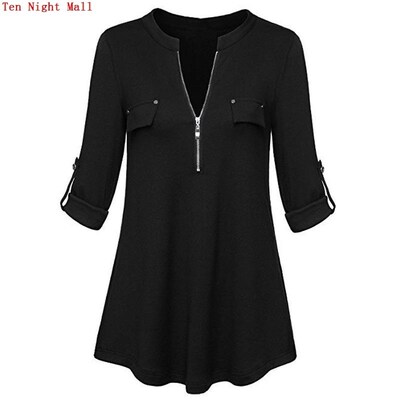 Women's long sleeve knit top