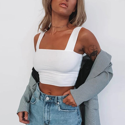 Summer new fashion women's T-shirt sexy crop top