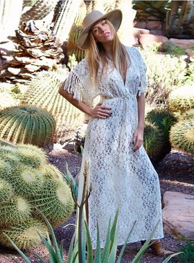 Sexy lace fashion dress with v-neck in 2020女士蕾丝连衣裙